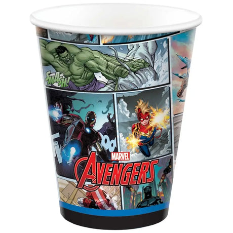 Marvel Powers Unite Paper Cups 266ml 8Pk 88856465