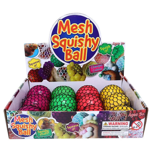 Mesh Squish Ball Solid Colours 287345