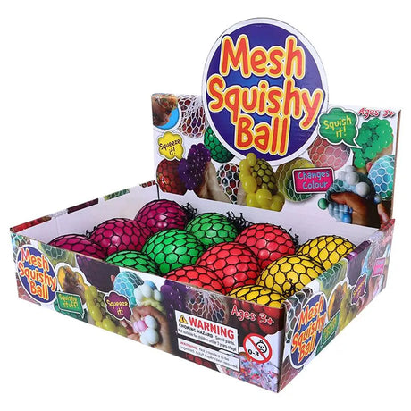 Mesh Squish Ball Solid Colours 287345