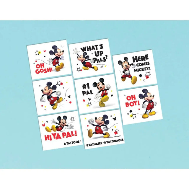 Mickey Mouse Forever Tattoos 8Pk 3901411.56