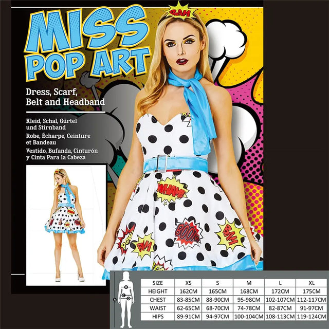 Miss Pop Art Costume 81323