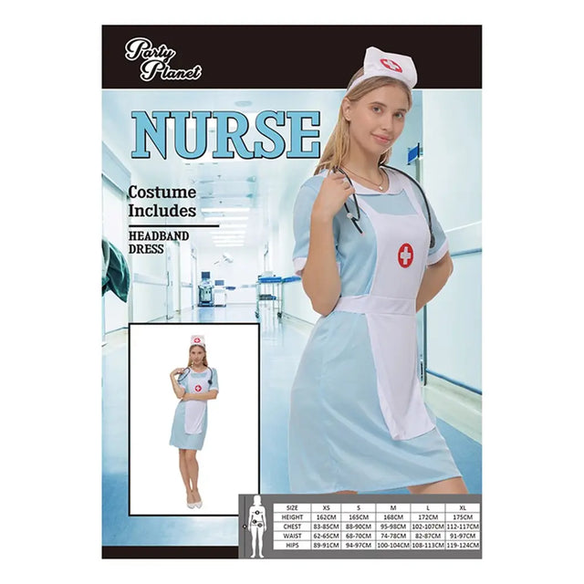 Nurse Costume Including Headband, Dress PP88665