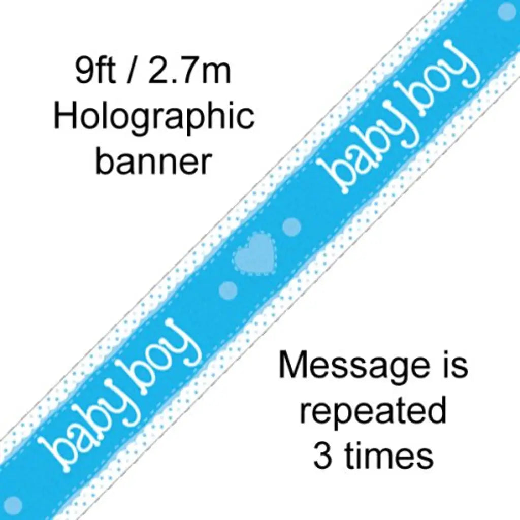 OaktreeUK Banner Baby Boy Blue 2.7m 109467