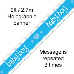 OaktreeUK Banner Baby Boy Blue 2.7m 109467
