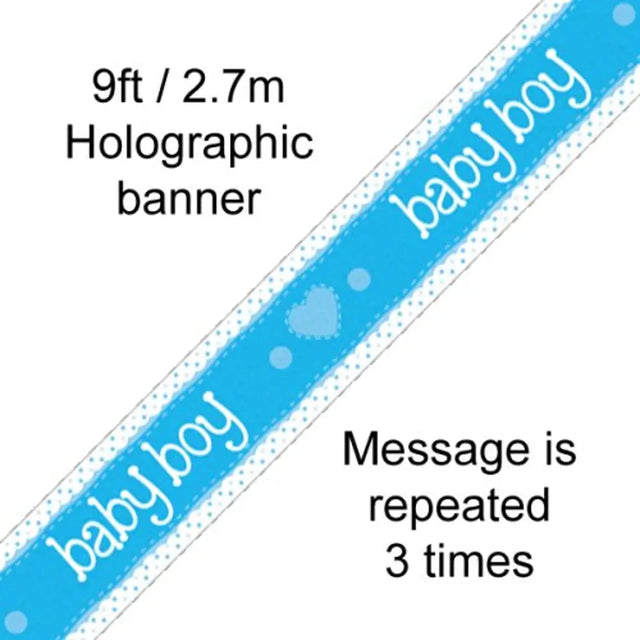 OaktreeUK Banner Baby Boy Blue 2.7m 109467