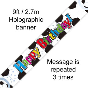OaktreeUK Banner Birthday Football 2.7m 109462