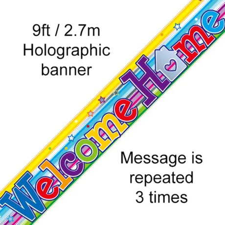OaktreeUK Banner Welcome Home 2.7m 109478
