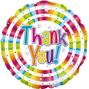 OaktreeUK Foil Balloon Bright Thank You 18in 210813