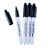 Office Central Black Whiteboard Markers EasyWipe Bullet Tip 1mm 4Pk 208876