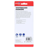 Office Central Black Whiteboard Markers EasyWipe Bullet Tip 1mm 4Pk 208876