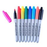 Office Central Coloured Permanent Marker Bullet Tip 1mm 8Pk 208906