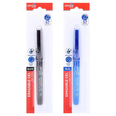Office Central Erasable Gel Pen 0.7mm Fine Point Blue Or Black 279876
