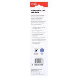 Office Central Erasable Gel Pen 0.7mm Fine Point Blue Or Black 279876