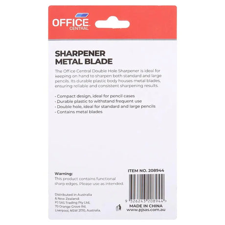 Office Central Pencil Sharpener Value Pack 6Pk 208944