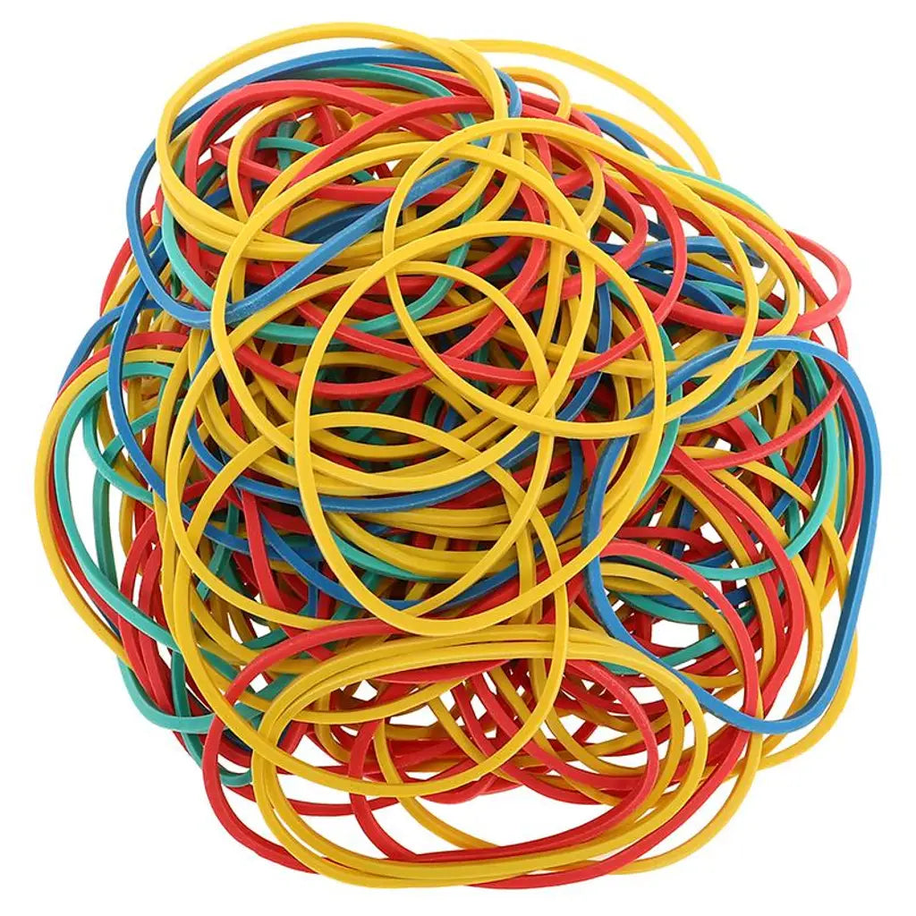 Office Central Rubber Bands Assorted Colours 100g 220922