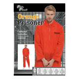 Orange Prisoner Costume Including Jumpsuit PP82960