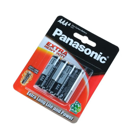 Panasonic Battery Extra Heavy Duty Battery AAA 4PK R03NP