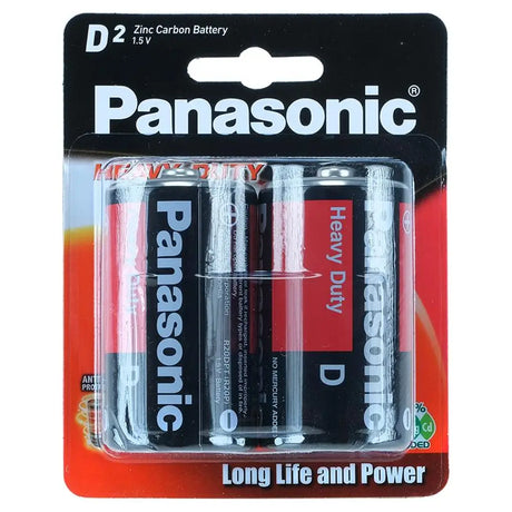 Panasonic Battery Heavy Duty Battery D 2PK R20DP