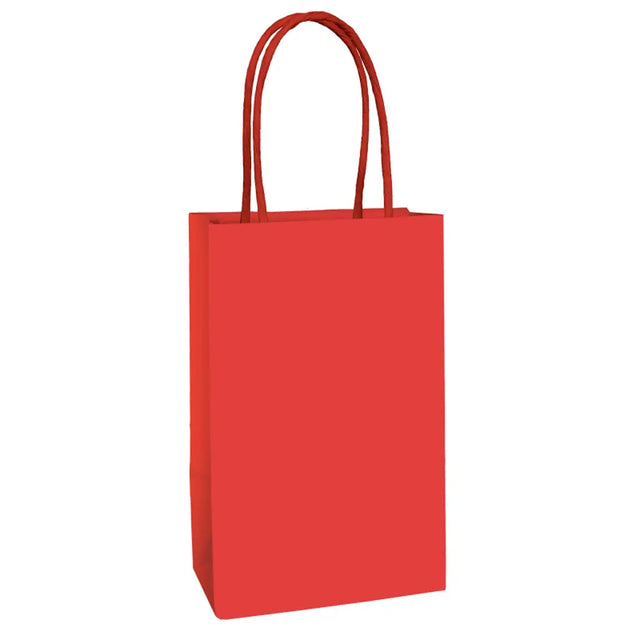Paper Kraft Bag Apple Red 8Pk 88847100.4