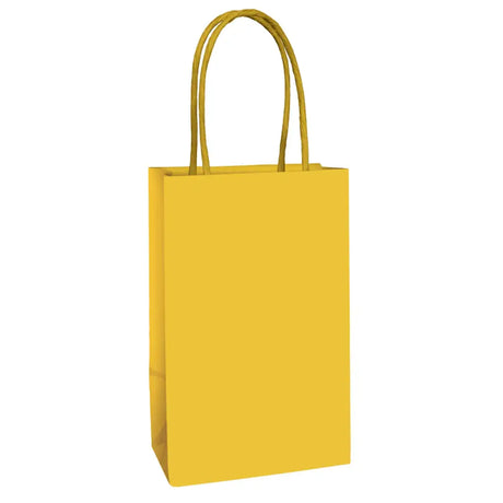 Paper Kraft Bag Sunshine Yellow 8Pk 88847100.09