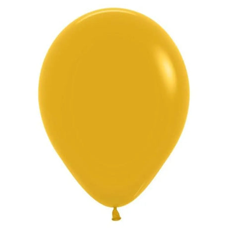 Party Air Balloon Matte Mustard 30cm 18Pk 700023