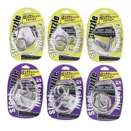 Party Central Assorted Metal IQ Puzzle 232994