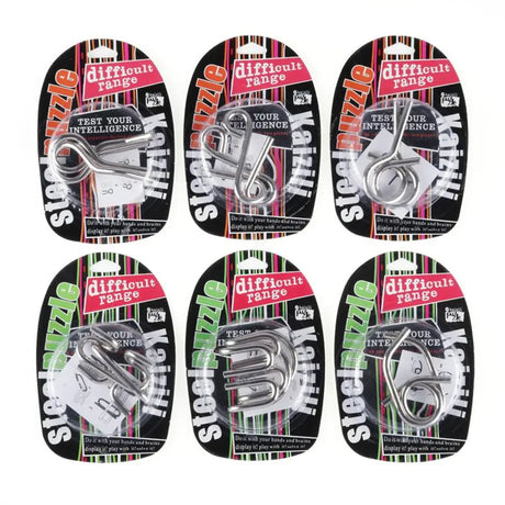 Party Central Assorted Metal IQ Puzzle 232994