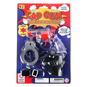 Party Central Cap Gun Policy Play Set Costume Accessory 4Pk 131327