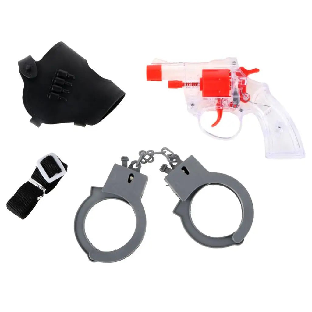Party Central Cap Gun Policy Play Set Costume Accessory 4Pk 131327