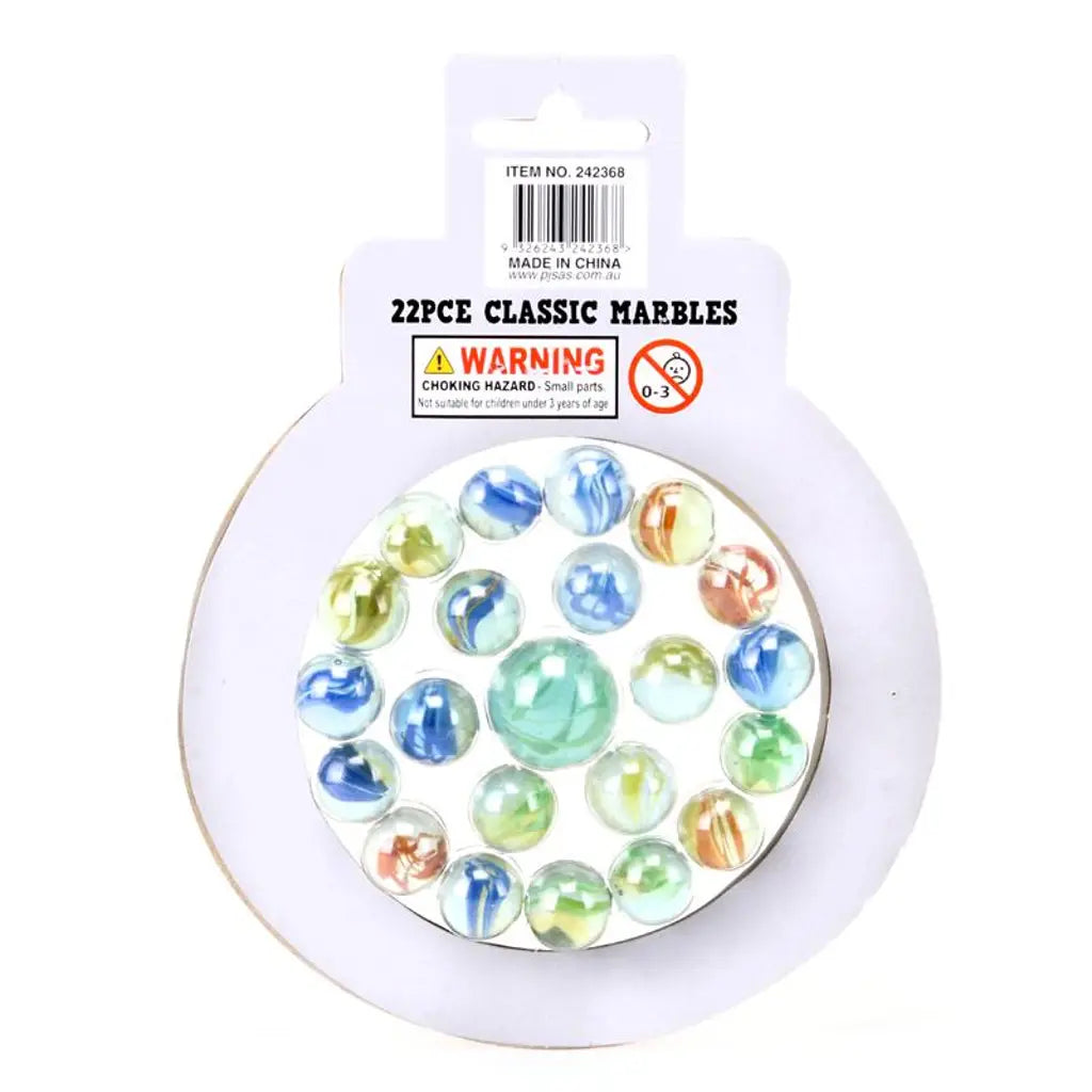Party Central Classic Marbles Super Action Fun 22Pcs 242368