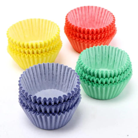 Party Central Coloured Cupcake Muffin Mini Cases 250Pcs 210664