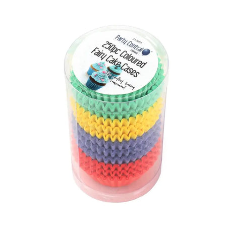 Party Central Coloured Cupcake Muffin Mini Cases 250Pcs 210664