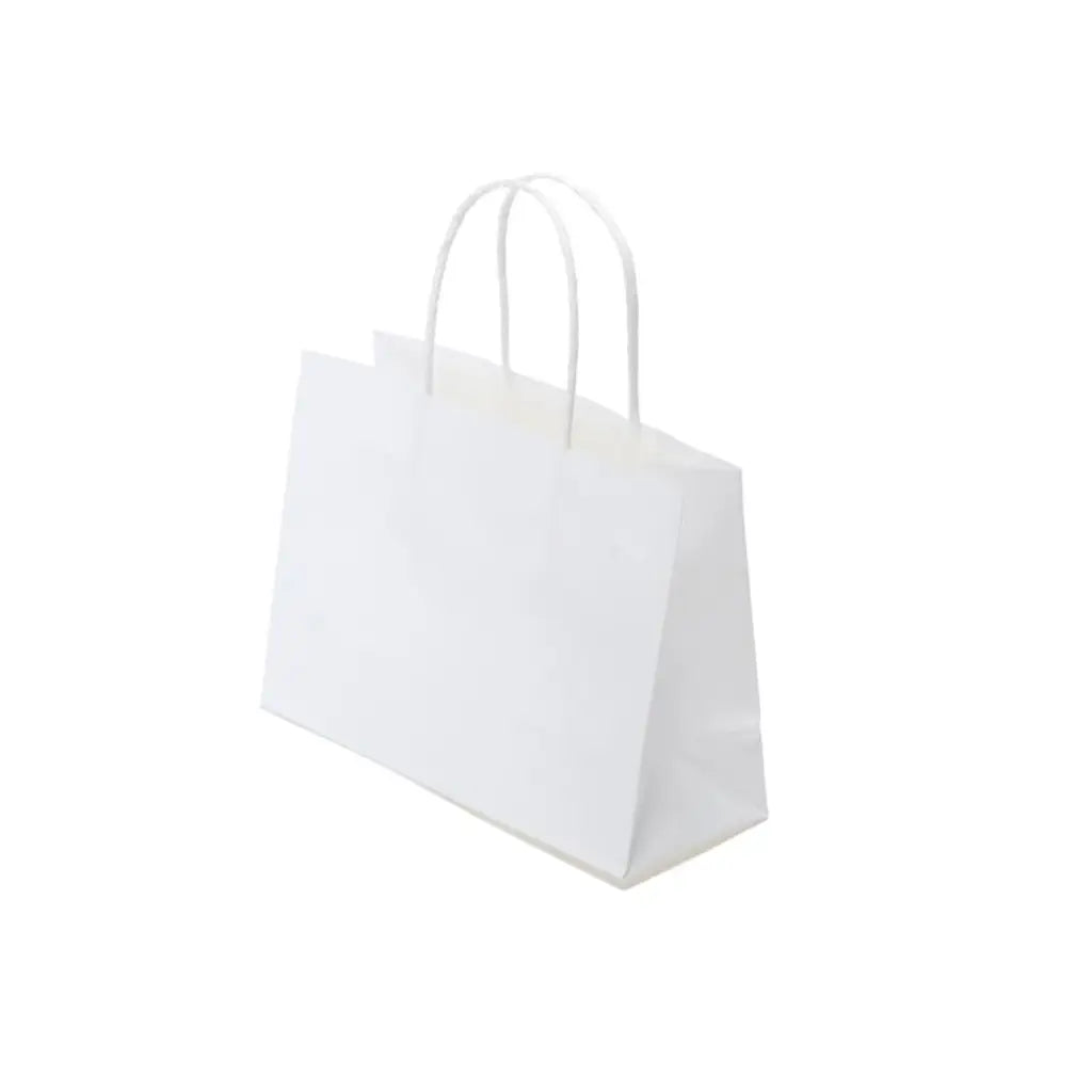 Party Central Craft Paper Gift Bags White 21x15x8cm 3Pk 237845