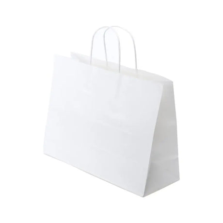 Party Central Craft Paper Gift Bags White 25x31x11.5cm 2Pk 237807