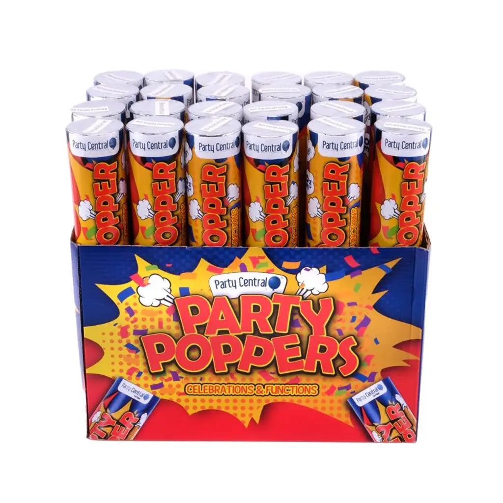 Party Central Crazy Party Poppers Twist And Pop 30cm 279548