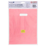Party Central Frosted Gift Bags with Handle 23x19cm 35pk 283095