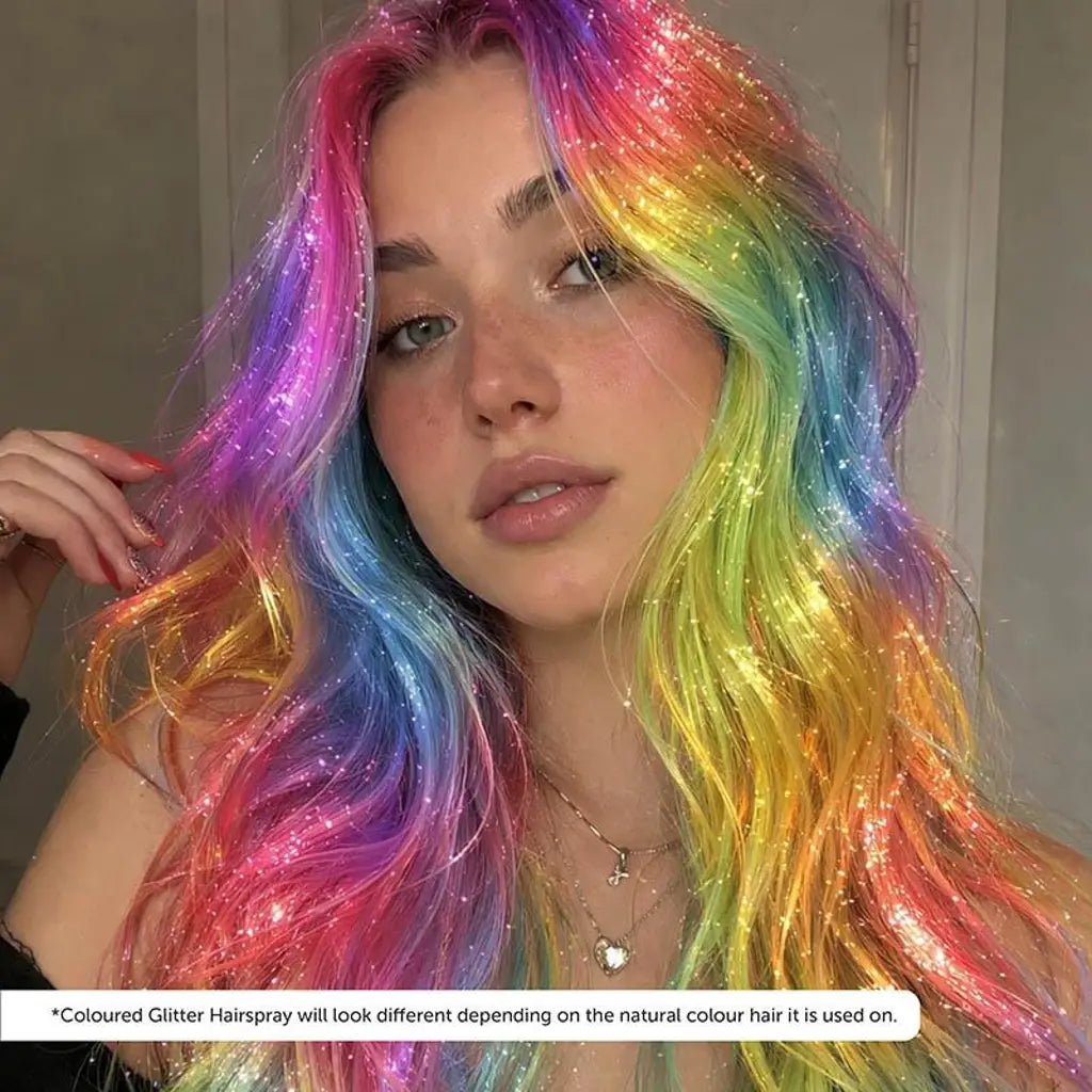 Party Central Glitter Rainbow Hair Spray 80g 269167