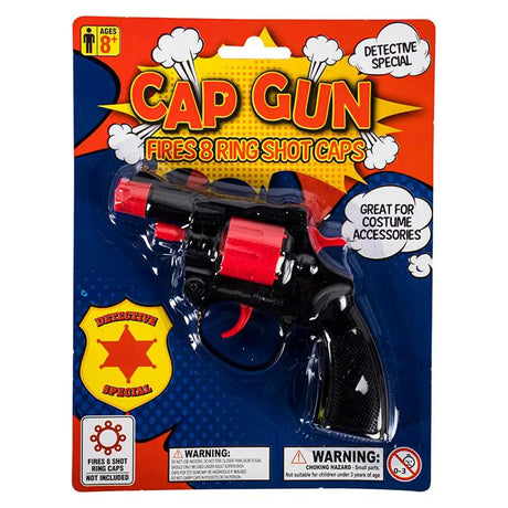 Party Central Large Black Cap Gun Costume Accessory 242580