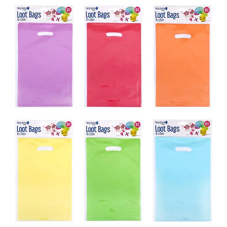 Party Central Loot Bag Pastels Assorted 16x25cm 10Pk 287765