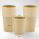 Party Central Medium Paper Coffee Cups Single Wall 250ml 50Pk 232253