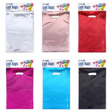 Party Central Metallic Loot Bags Assorted Colours 16x25cm 10Pk 287772
