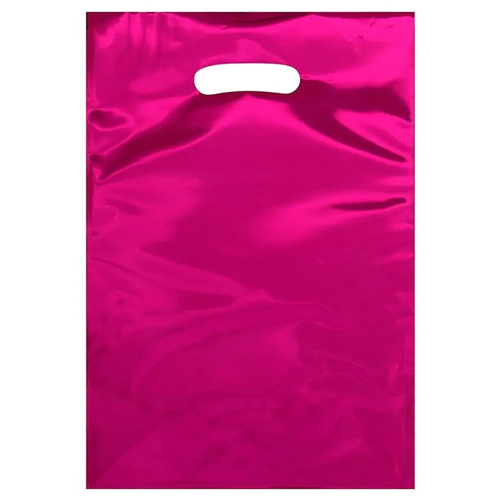 Party Central Metallic Loot Bags Assorted Colours 16x25cm 10Pk 287772