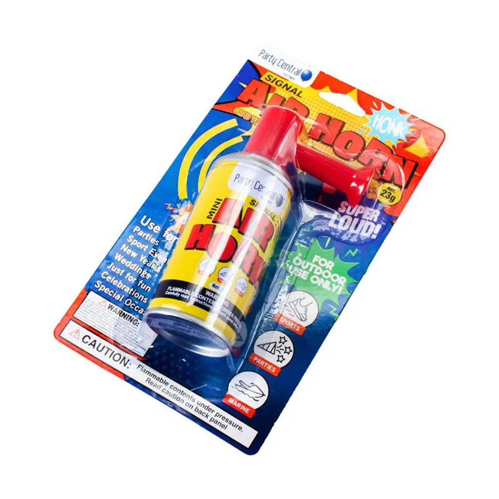 Party Central Mini Signal Air Horn Outdoor Party Sports 23g 244379