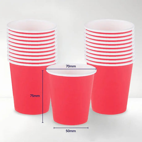 Party Central Red Paper Cup 200ml 25Pk 287987