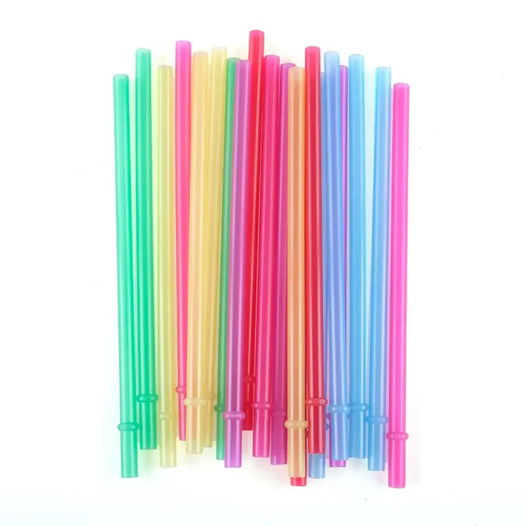 Party Central Reusable Straws Assorted Colours 20cm 20pk 278763