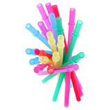 Party Central Reusable Straws Assorted Colours 20cm 20pk 278763