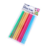 Party Central Reusable Straws Assorted Colours 20cm 20pk 278763