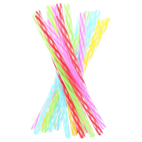 Party Central Reusable Straws Retro Stripe 20Pk 288717