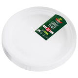 Party Central Sugarcane Round Dinner Plates White Large 26cm 30Pk 279012