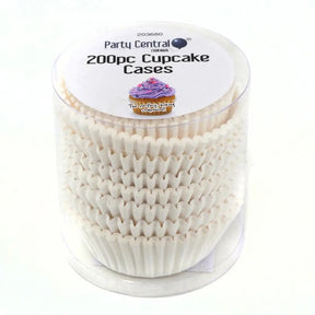 Party Central White Cupcake Muffin Cases 200Pcs 203680